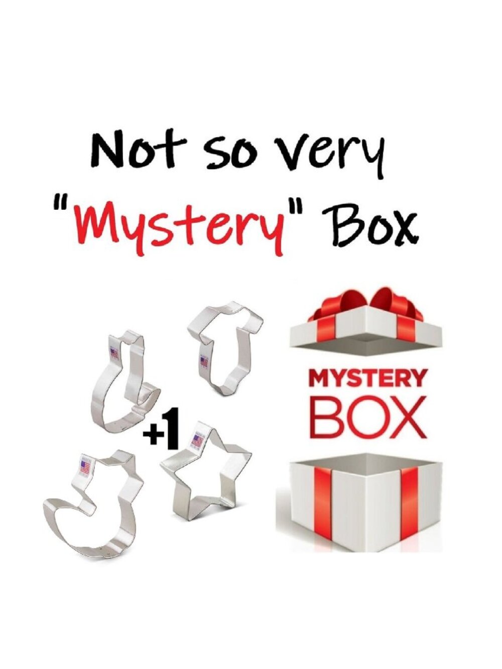 Mystery Box of 4+1 new Ann Clark Cookie Cutters